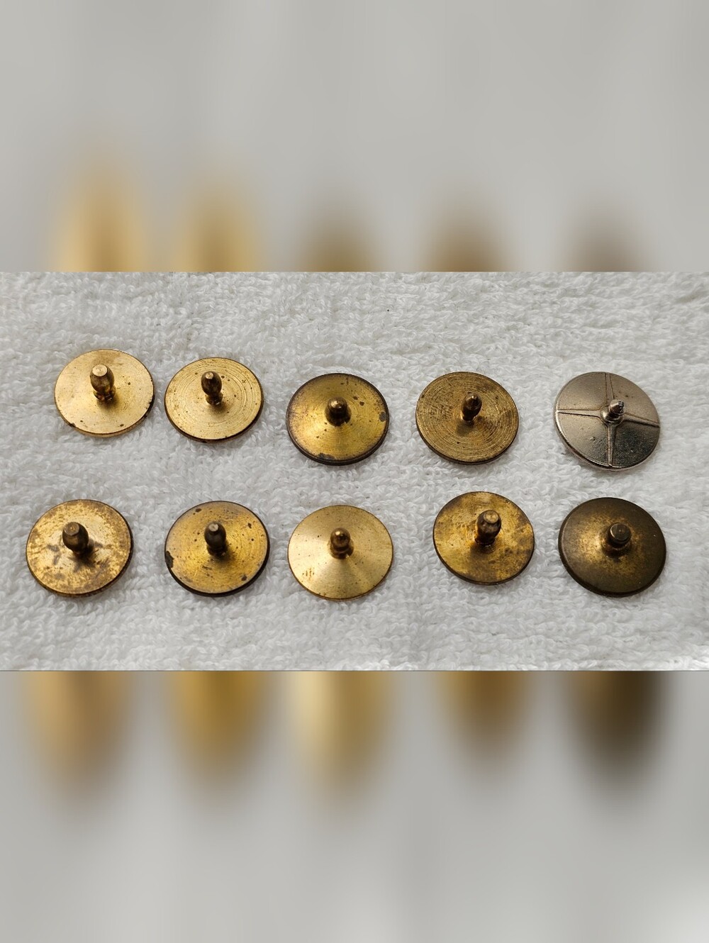 Lot of 10 Vtg Rare Metal Golf Ball Markers Scotland & Ireland Links Course Crest - Picture 4 of 4